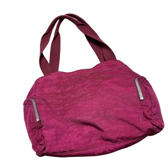 Kipling Felix Large Handbag Bag Polyamide HB7678 Red Burgundy - Picture 5 of 14